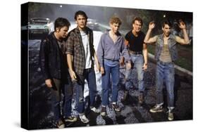 THE OUTSIDERS, 1982 directed by FRANCIS FORD COPPOLA Emilio Estevez, Rob Lowe, Thomas C. Howell, Pa-null-Stretched Canvas