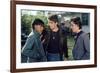 THE OUTSIDERS, 1982 directed by FRANCIS FORD COPPOLA Ralph Macchio, Matt Dillon andThomas C. Howell-null-Framed Photo