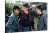 THE OUTSIDERS, 1982 directed by FRANCIS FORD COPPOLA Ralph Macchio, Matt Dillon andThomas C. Howell-null-Stretched Canvas