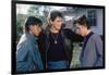 THE OUTSIDERS, 1982 directed by FRANCIS FORD COPPOLA Ralph Macchio, Matt Dillon andThomas C. Howell-null-Framed Photo