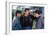 THE OUTSIDERS, 1982 directed by FRANCIS FORD COPPOLA Ralph Macchio, Matt Dillon andThomas C. Howell-null-Framed Photo