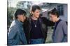 THE OUTSIDERS, 1982 directed by FRANCIS FORD COPPOLA Ralph Macchio, Matt Dillon andThomas C. Howell-null-Stretched Canvas