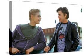 THE OUTSIDERS, 1982 directed by FRANCIS FORD COPPOLA Thomas C. Howell and Emilio Estevez (photo)-null-Stretched Canvas