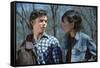 THE OUTSIDERS, 1982 directed by FRANCIS FORD COPPOLA Thomas C. Howell and Ralph macchio (photo)-null-Framed Stretched Canvas