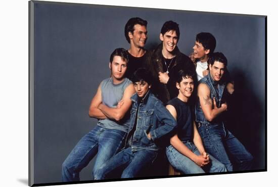 THE OUTSIDERS, 1982-null-Mounted Photo