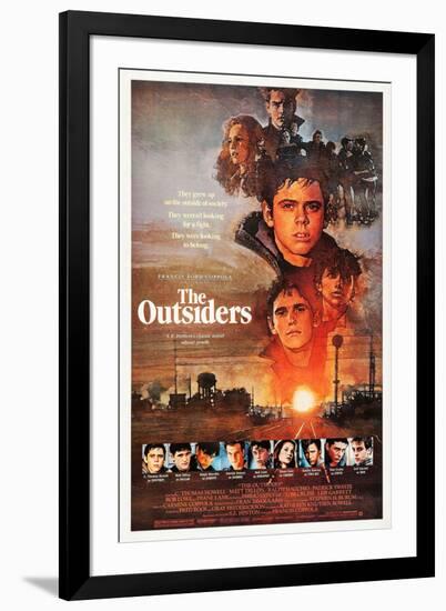 THE OUTSIDERS [1983], directed by FRANCIS FORD COPPOLA.-null-Framed Photographic Print