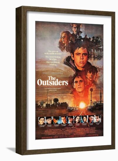 THE OUTSIDERS [1983], directed by FRANCIS FORD COPPOLA.-null-Framed Premium Photographic Print