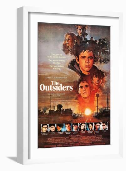 THE OUTSIDERS [1983], directed by FRANCIS FORD COPPOLA.-null-Framed Premium Photographic Print