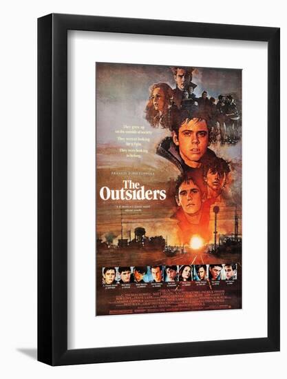 THE OUTSIDERS [1983], directed by FRANCIS FORD COPPOLA.-null-Framed Photographic Print