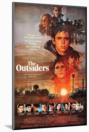 THE OUTSIDERS [1983], directed by FRANCIS FORD COPPOLA.-null-Mounted Photographic Print