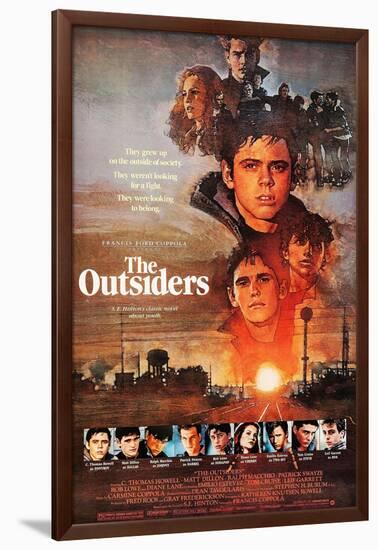 THE OUTSIDERS [1983], directed by FRANCIS FORD COPPOLA.-null-Framed Photographic Print