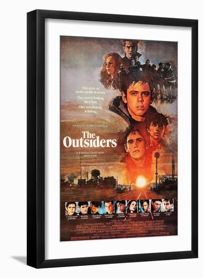 THE OUTSIDERS [1983], directed by FRANCIS FORD COPPOLA.-null-Framed Photographic Print