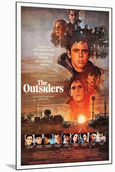 THE OUTSIDERS [1983], directed by FRANCIS FORD COPPOLA.-null-Mounted Poster