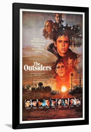 THE OUTSIDERS [1983], directed by FRANCIS FORD COPPOLA.-null-Framed Poster