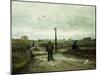 The Outskirts at Paris-Vincent van Gogh-Mounted Giclee Print