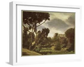 The outskirts of a village near Luxor, Egypt-English Photographer-Framed Giclee Print