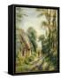 The Outskirts of Berneval-Pierre-Auguste Renoir-Framed Stretched Canvas