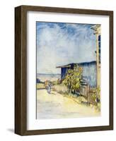 The Outskirts of Paris-Vincent van Gogh-Framed Giclee Print