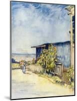 The Outskirts of Paris-Vincent van Gogh-Mounted Giclee Print
