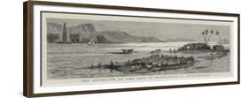 The Overflow of the Nile in Egypt, View of Kafr-Es-Sayad-null-Framed Premium Giclee Print