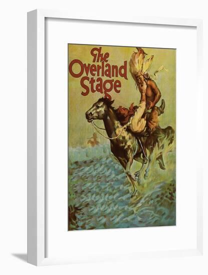 The Overland Stage-null-Framed Art Print