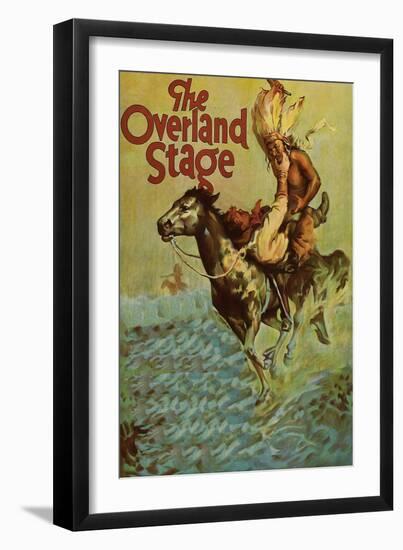 The Overland Stage-null-Framed Art Print