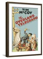 The Overland Telegraph-null-Framed Art Print