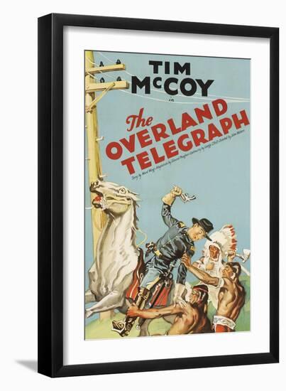 The Overland Telegraph-null-Framed Art Print