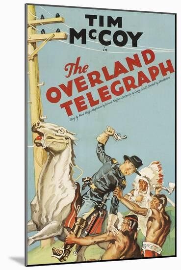 The Overland Telegraph-null-Mounted Art Print