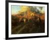 The Overland Trail, 1926-Frank Tenney Johnson-Framed Giclee Print