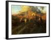 The Overland Trail, 1926-Frank Tenney Johnson-Framed Giclee Print