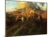 The Overland Trail, 1926-Frank Tenney Johnson-Mounted Giclee Print