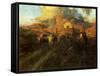 The Overland Trail, 1926-Frank Tenney Johnson-Framed Stretched Canvas