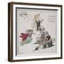 The Overthrow of His Imperial Majesty King Jingo I, A Map of the Political Situation in 1880-Frederick W Rose-Framed Giclee Print