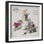 The Overthrow of His Imperial Majesty King Jingo I, A Map of the Political Situation in 1880-Frederick W Rose-Framed Giclee Print