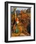 The Overthrowing of the Rusty Knight, C.1894-1908-Arthur Hughes-Framed Giclee Print