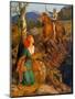 The Overthrowing of the Rusty Knight, C.1894-1908-Arthur Hughes-Mounted Giclee Print