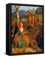 The Overthrowing of the Rusty Knight, C.1894-1908-Arthur Hughes-Framed Stretched Canvas