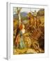 The Overthrowing of the Rusty Knight-Arthur Hughes-Framed Giclee Print