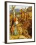 The Overthrowing of the Rusty Knight-Arthur Hughes-Framed Giclee Print