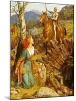 The Overthrowing of the Rusty Knight-Arthur Hughes-Mounted Giclee Print