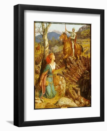 The Overthrowing of the Rusty Night-Arthur Hughes-Framed Giclee Print