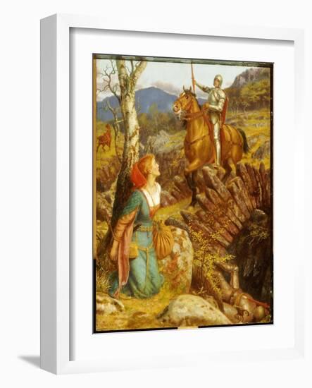 The Overthrowing of the Rusty Night-Arthur Hughes-Framed Giclee Print