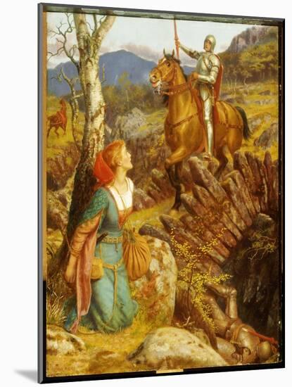 The Overthrowing of the Rusty Night-Arthur Hughes-Mounted Giclee Print