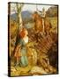 The Overthrowing of the Rusty Night-Arthur Hughes-Stretched Canvas