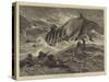 The Overturned Life-Boat-Charles Joseph Staniland-Stretched Canvas