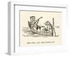 The Owl and the Pussy-Cat Went to Sea in a Beautiful Pea- Green Boat-Edward Lear-Framed Photographic Print