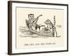 The Owl and the Pussy-Cat Went to Sea in a Beautiful Pea- Green Boat-Edward Lear-Framed Photographic Print