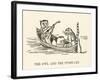 The Owl and the Pussy-Cat Went to Sea in a Beautiful Pea- Green Boat-Edward Lear-Framed Photographic Print