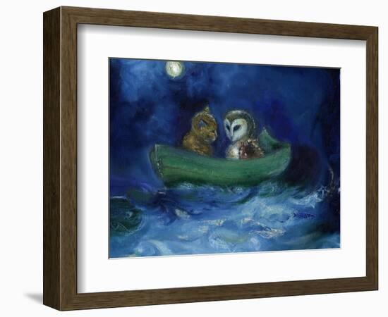 The Owl and the Pussycat, 2014-Nancy Moniz-Framed Giclee Print